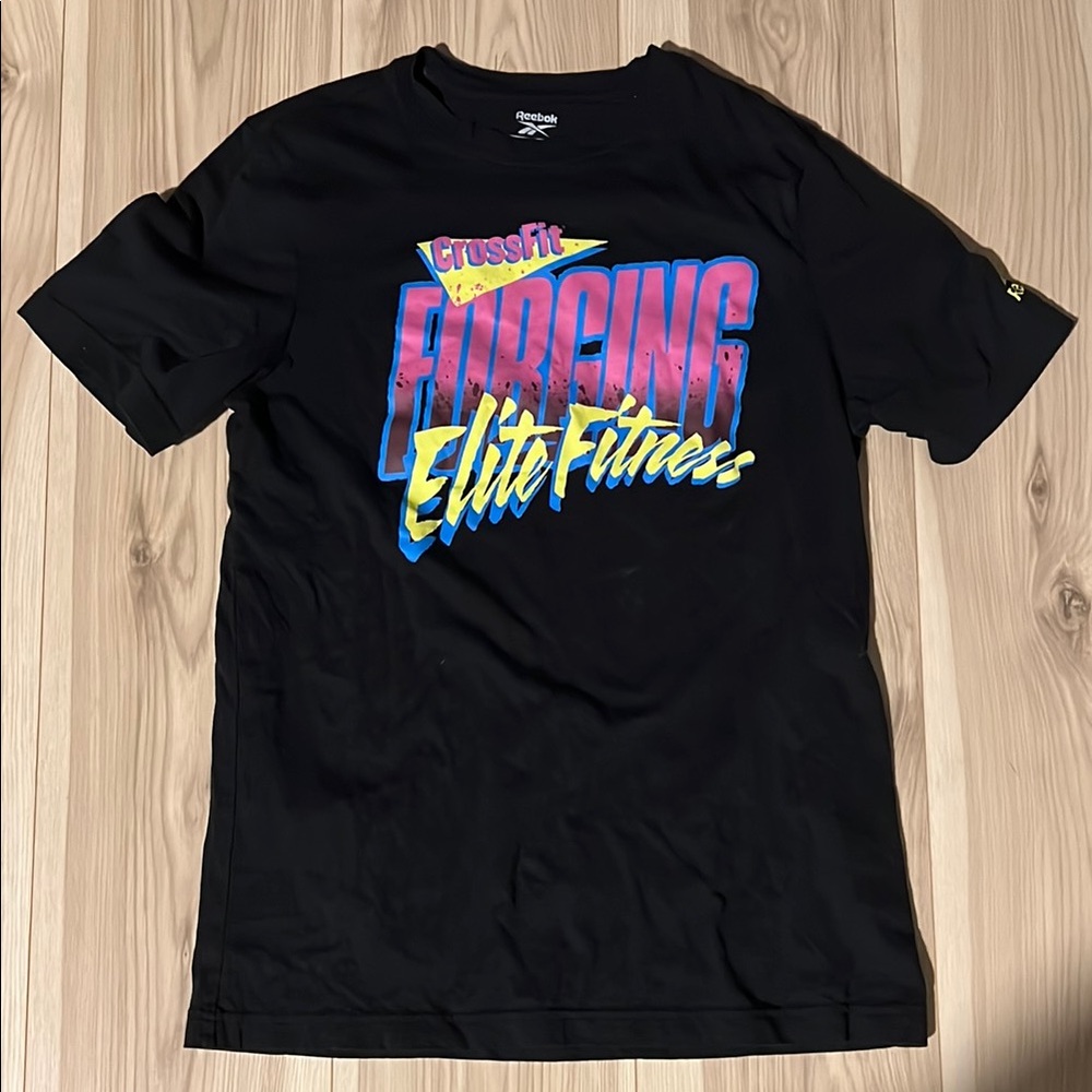 Reebok Black CrossFit Elite Fitness Tee